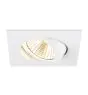 SLV New Tria 68 Foco Aluminium Blanco Cuadrado 11W 700lm 38D - 918-930 Dim To Warm | Recorte 68mm - Mejor Reproducción De Color