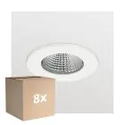 Multipack 8x Philips Foco LED Clara Accent G2 RS060B 6W 550lm 36D - 840 Blanco Frio | 75mm - Regulable 