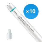Multipack 10x Philips Tubo LED T8 MASTER Value (EM/Mains) High Output 8W 1050lm - 865 Luz de Día | 60cm - Reemplazo 18W